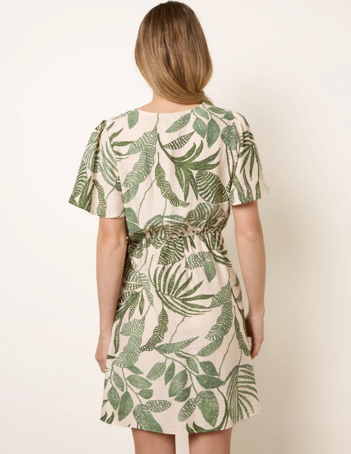 Wrap Front Sarong Mini Dress