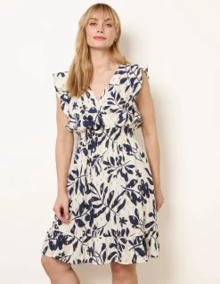 Wrap Over Mini Dress