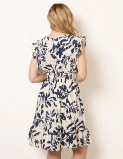 Wrap Over Mini Dress