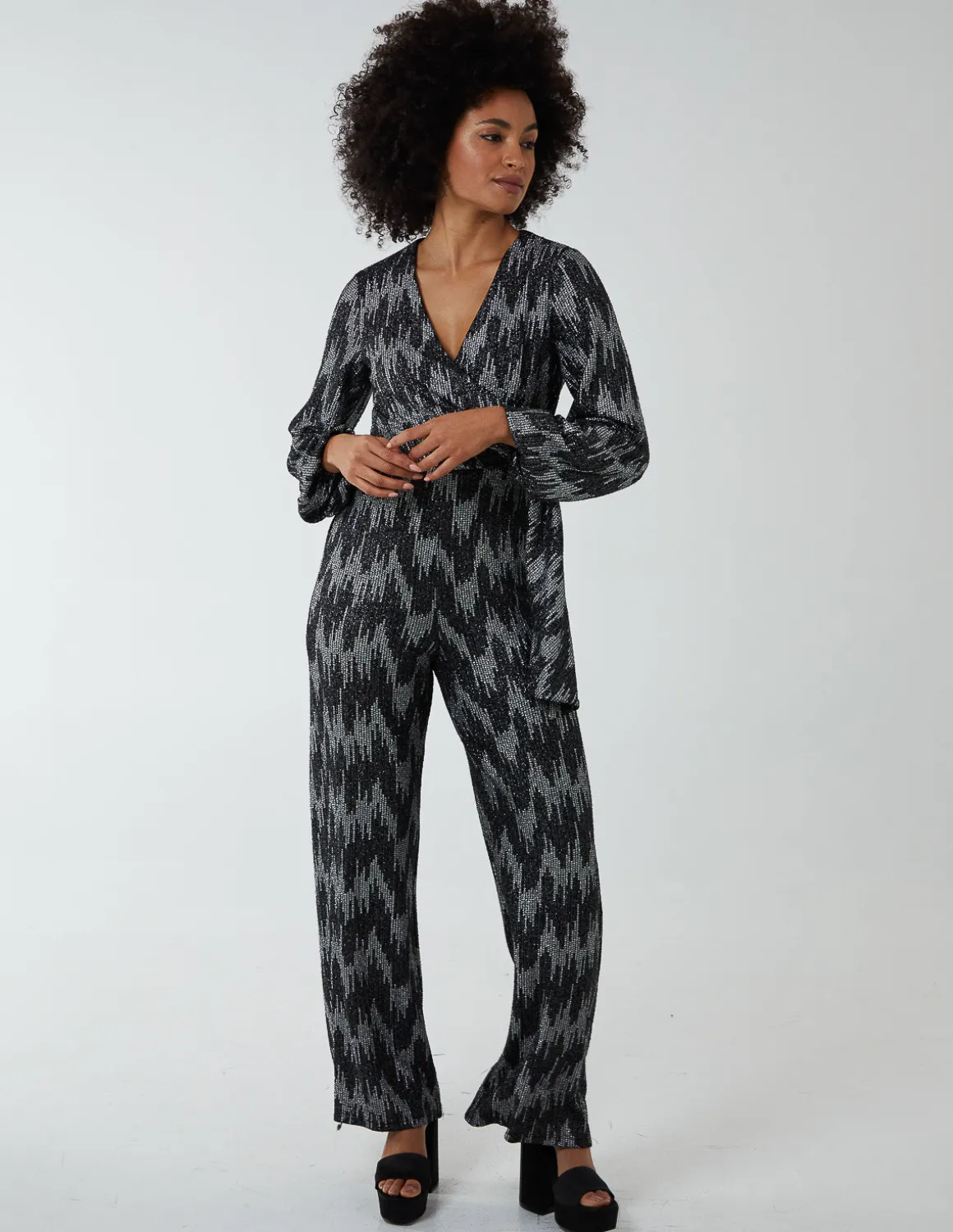 Wrap Tie Jumpsuit
