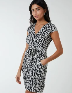 Wrap Tulip Hem Dress