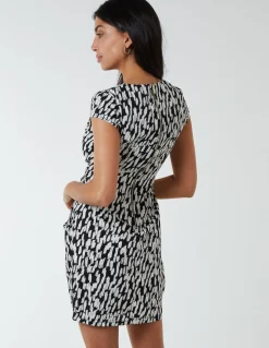 Wrap Tulip Hem Dress
