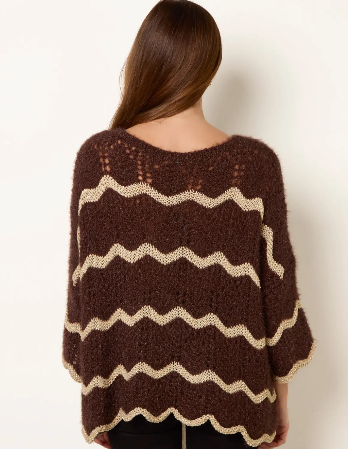Zig Zag Metallic Jumper