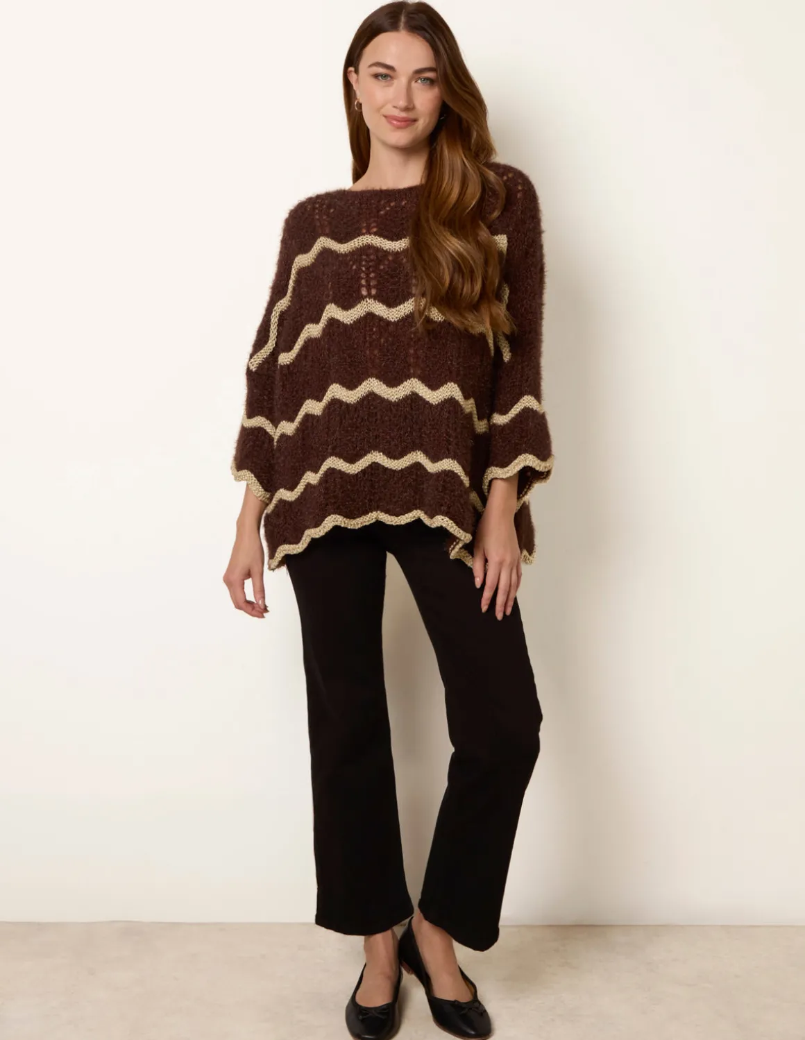 Zig Zag Metallic Jumper