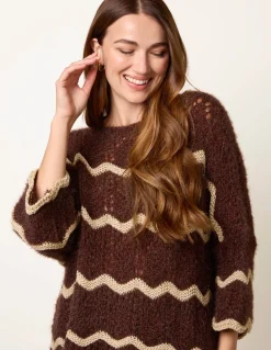 Zig Zag Metallic Jumper