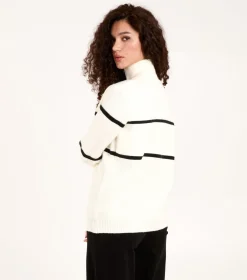 Zip Neck Logo Jumper